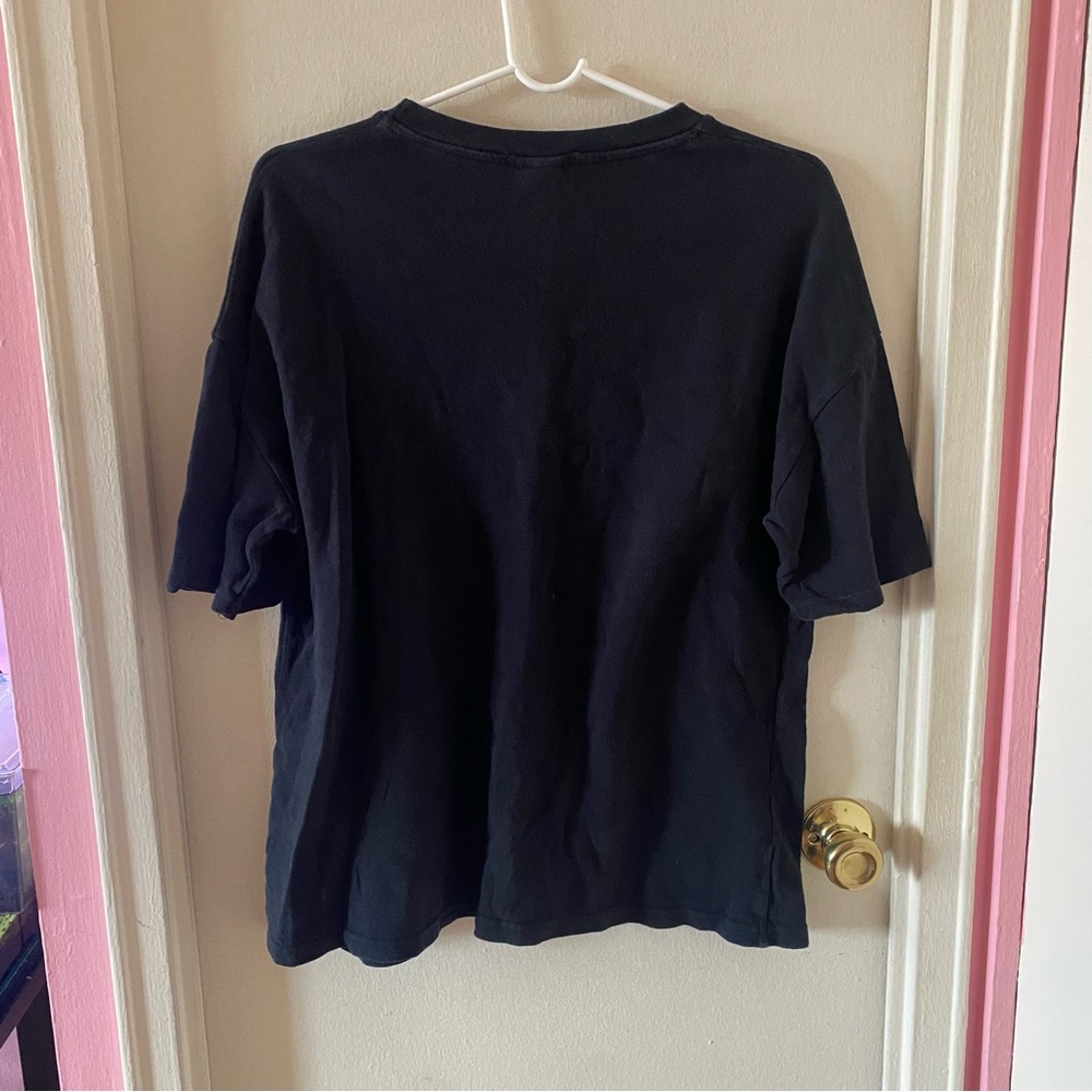 Zara x Disney Dumbo Print Oversized Black T-shirt - Picture 2 of 4
